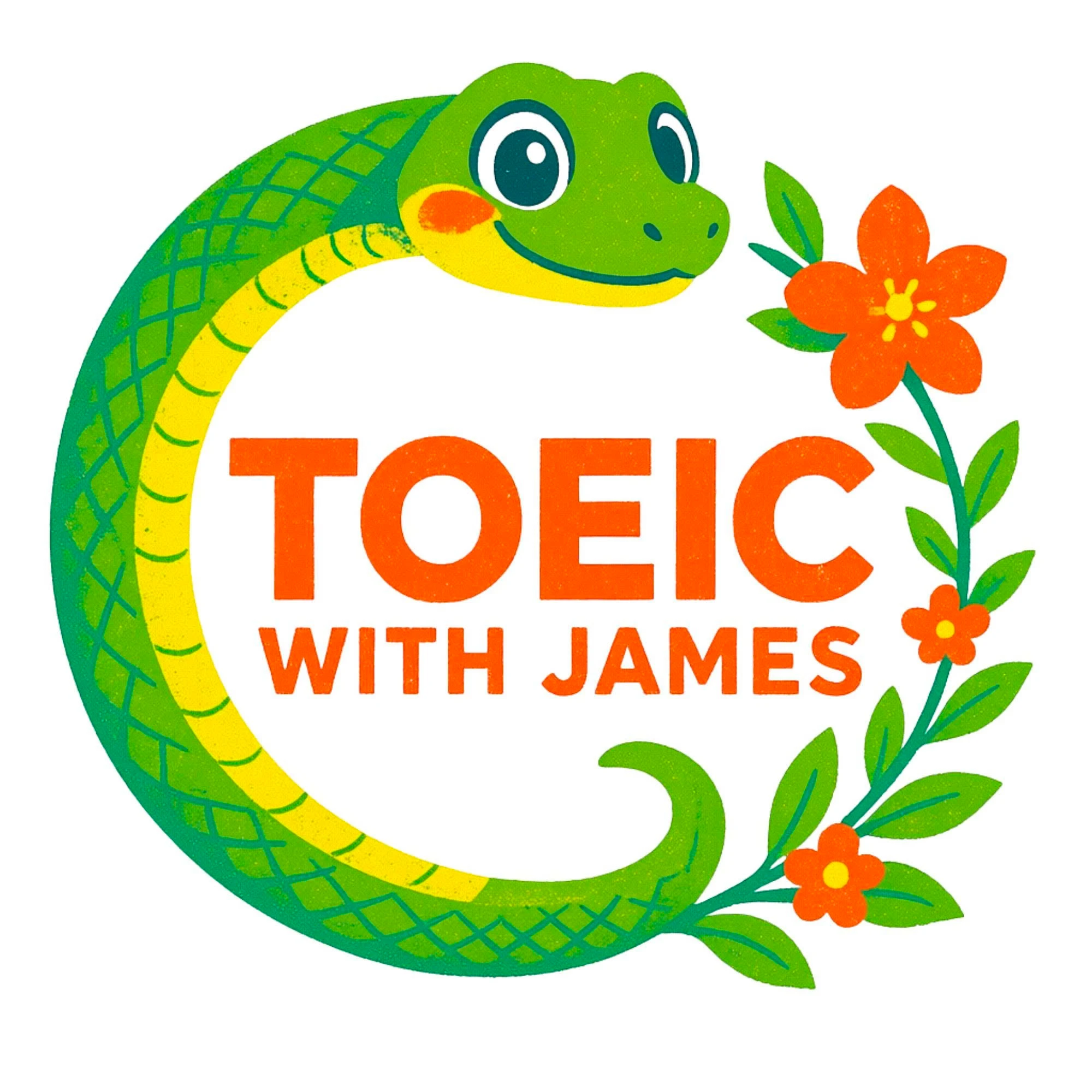 Logo TOEIC with James